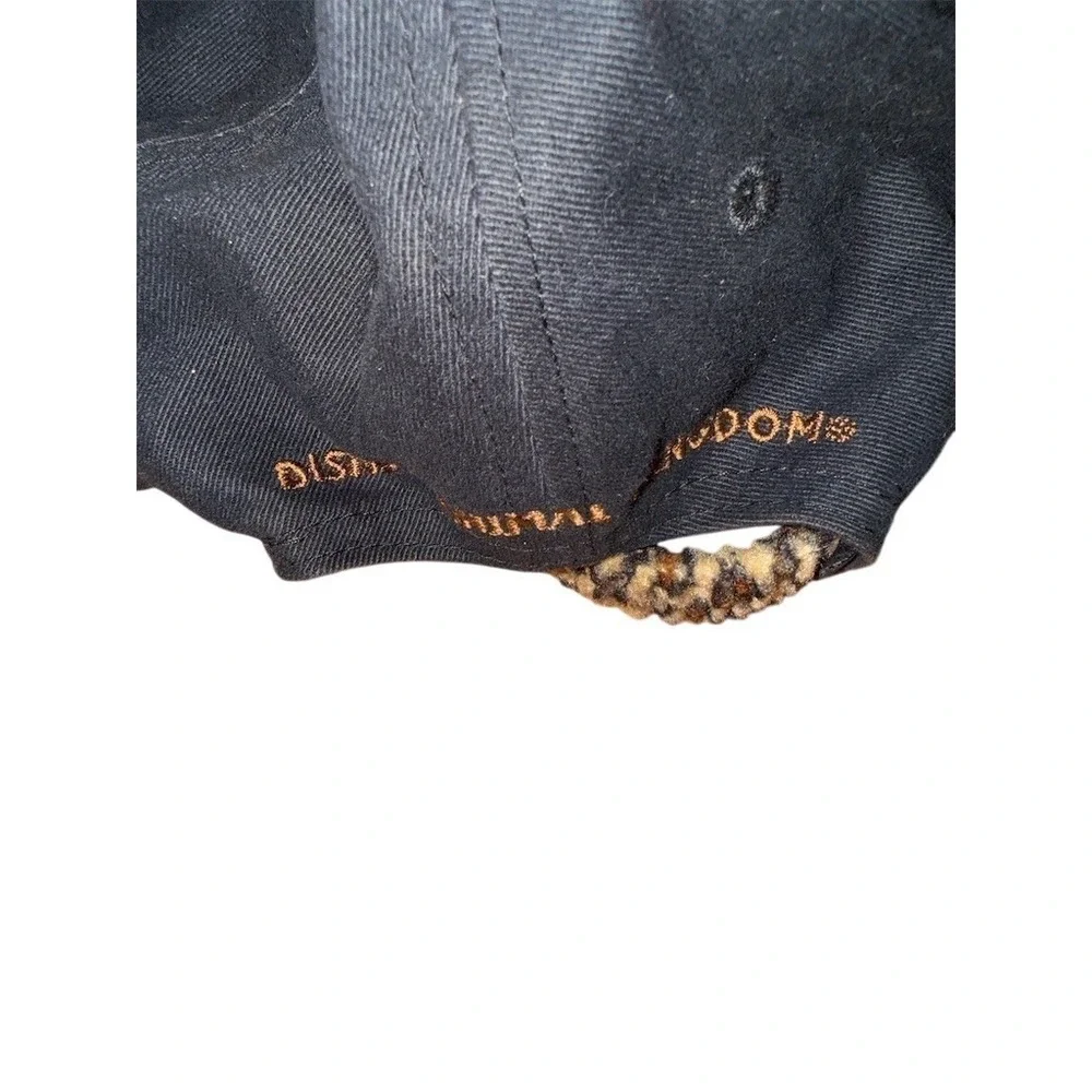 Disney Animal Kingdom Baseball Cap‎ Adult Unisex Black Mickey Mouse Patch